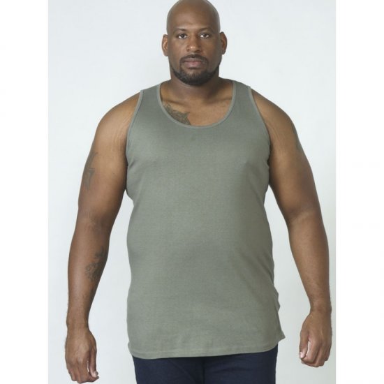 D555 Fabio Tanktop Khaki - Pólók - Nagyméretű pólók - 2XL-14XL