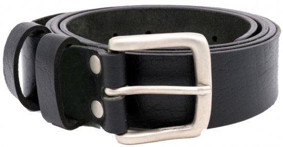 D555 Gavin Hand Crafted Real Leather Belt, 3,7cm - Övek - Nagyméretű Övek W40-W70/2XL-8XL