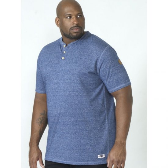 D555 Daniel Grandad T-shirt Denim - Pólók - Nagyméretű pólók - 2XL-14XL