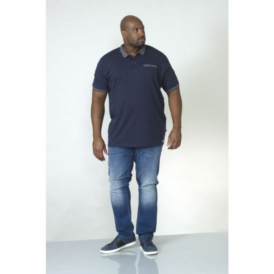 D555 Walker Polo Navy - Pólóingek - Galléros Pólók 2XL-8XL - Pólóingek 2XL-8XL
