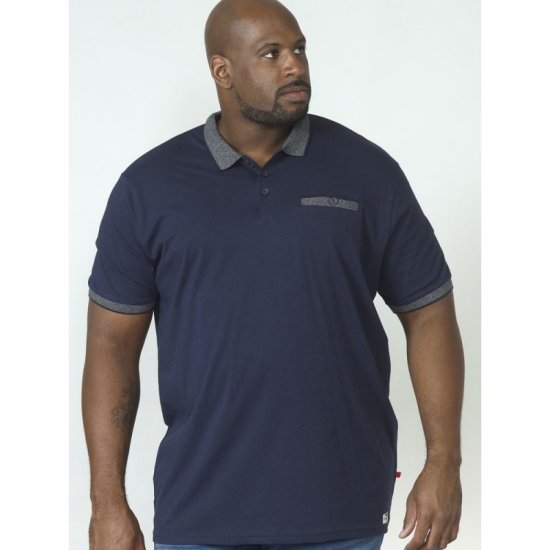 D555 Walker Polo Navy - Pólóingek - Galléros Pólók 2XL-8XL - Pólóingek 2XL-8XL