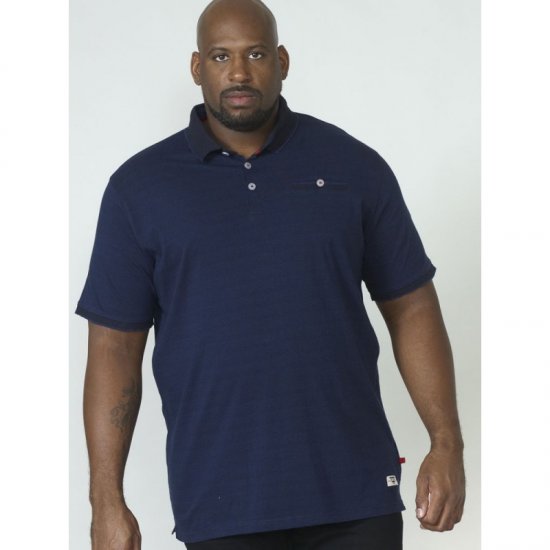 D555 Jerell Polo Navy - Pólóingek - Galléros Pólók 2XL-8XL - Pólóingek 2XL-8XL