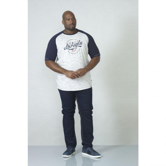 D555 Judson T-shirt Navy - Pólók - Nagyméretű pólók - 2XL-14XL