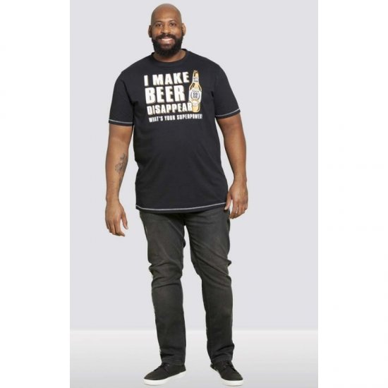 D555 Seattle T-shirt Black - Pólók - Nagyméretű pólók - 2XL-14XL