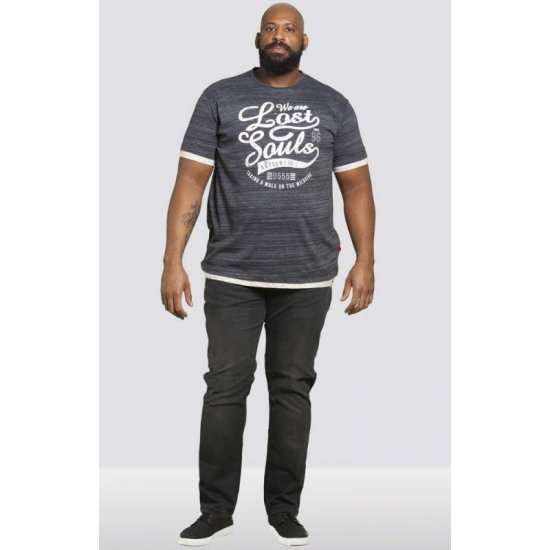 D555 Maiden T-shirt Black - Pólók - Nagyméretű pólók - 2XL-14XL