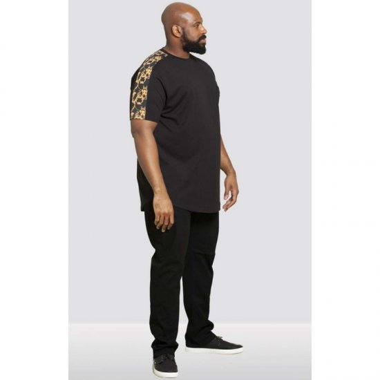 D555 Damien Couture T-shirt Black - Pólók - Nagyméretű pólók - 2XL-14XL