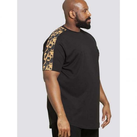 D555 Damien Couture T-shirt Black - Pólók - Nagyméretű pólók - 2XL-14XL
