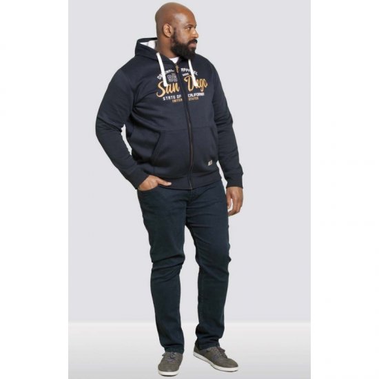 D555 Stockton Hoodie Navy - Pulóverek & kapucnis pulóverek - Pulóverek & Kapucnis pulóver 2XL-12XL