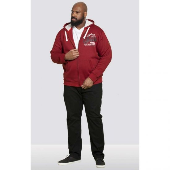 D555 Durham Hoodie Red - Pulóverek & kapucnis pulóverek - Pulóverek & Kapucnis pulóver 2XL-12XL
