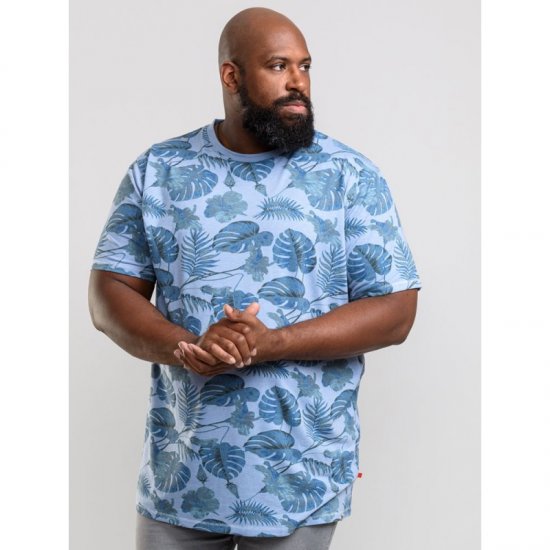 D555 Seymour T-shirt Blue - Pólók - Nagyméretű pólók - 2XL-14XL