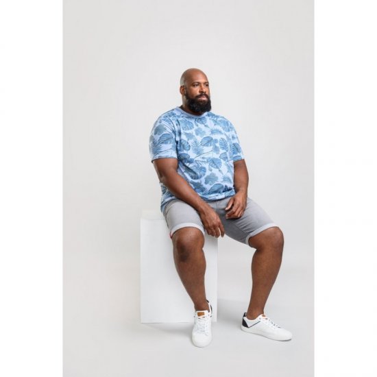 D555 Seymour T-shirt Blue - Pólók - Nagyméretű pólók - 2XL-14XL