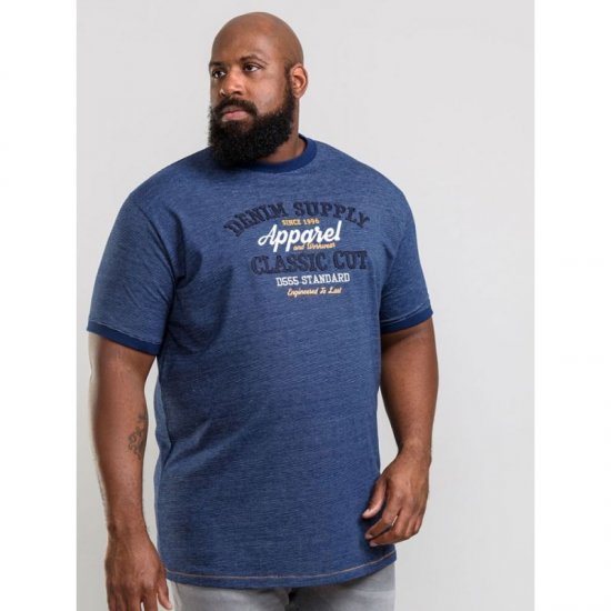 D555 Kody T-shirt Navy - Pólók - Nagyméretű pólók - 2XL-14XL