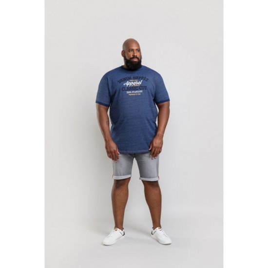 D555 Kody T-shirt Navy - Pólók - Nagyméretű pólók - 2XL-14XL