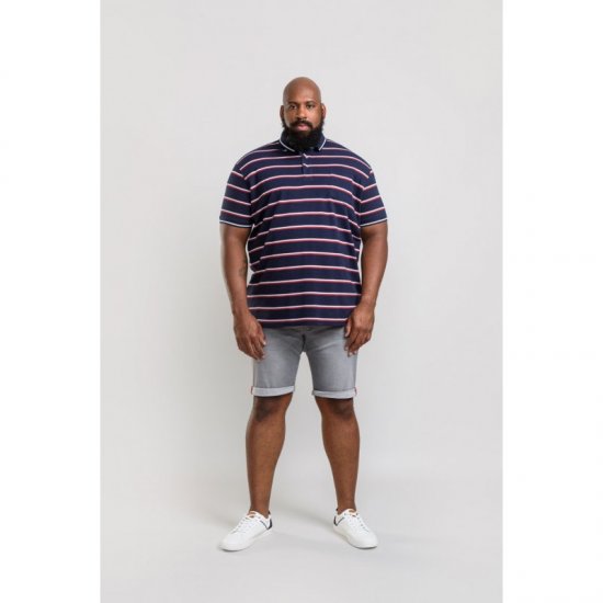 D555 Holmes Polo Navy - Pólóingek - Galléros Pólók 2XL-8XL - Pólóingek 2XL-8XL