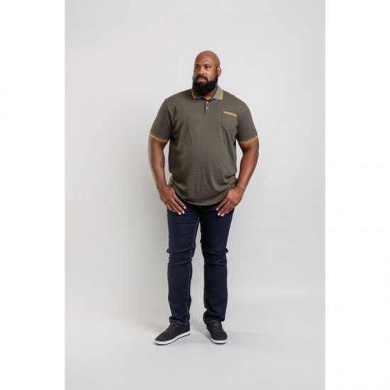 D555 Marshall Polo Khaki - Pólóingek - Galléros Pólók 2XL-8XL - Pólóingek 2XL-8XL