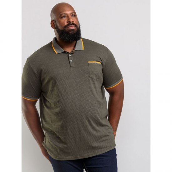 D555 Marshall Polo Khaki - Pólóingek - Galléros Pólók 2XL-8XL - Pólóingek 2XL-8XL