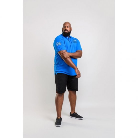 D555 Parker Polo Blue - Pólóingek - Galléros Pólók 2XL-8XL - Pólóingek 2XL-8XL