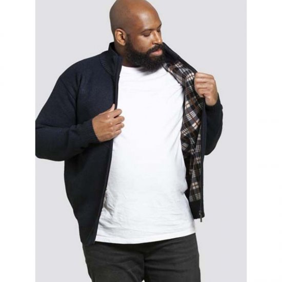 D555 Braxton Sweater Navy - Pulóverek & kapucnis pulóverek - Pulóverek & Kapucnis pulóver 2XL-12XL