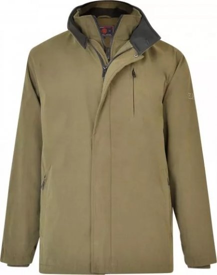 Kam Jeans KV111 Smart Casual Jacket Khaki - Kabátok - Nagyméretű Kabátok - 2XL-8XL