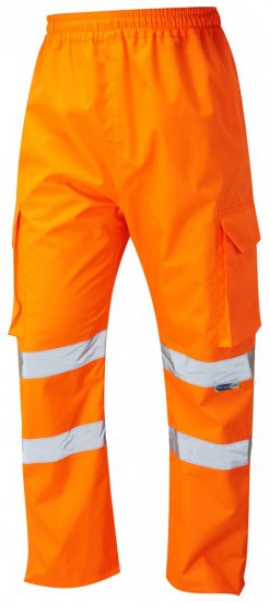 Leo Appledore Cargo Rain pants Hi-Vis Orange - Munkaruha - Nagyméretű Munkaruha 3XL-6XL