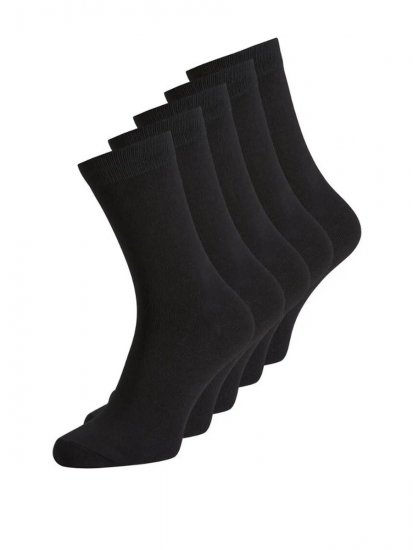 Jack & Jones Jens Zoknik Fekete 5-pack - Alsónemű & strandruhák - Nagyméretű Alsónemű 2XL-8XL