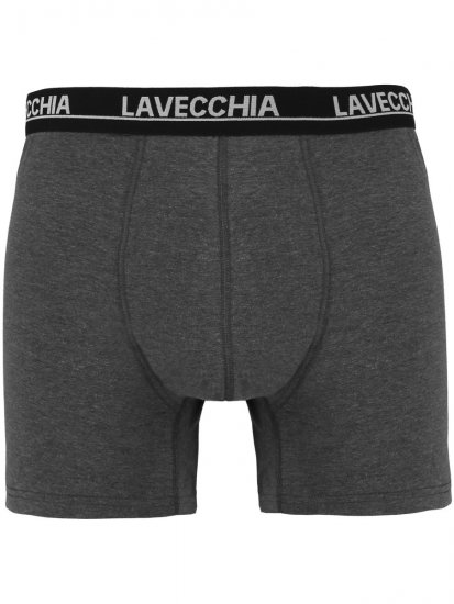 Lavecchia 1020 Boxershorts 3-pack Black/Charcoal/White - Alsónemű & strandruhák - Nagyméretű Alsónemű 2XL-8XL
