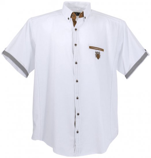 Lavecchia 1128 Short sleeve Shirt White - Ingek - Ingek 2XL-10XL