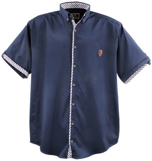 Lavecchia 9003A Short sleeve Shirt Navy - Ingek - Ingek 2XL-10XL
