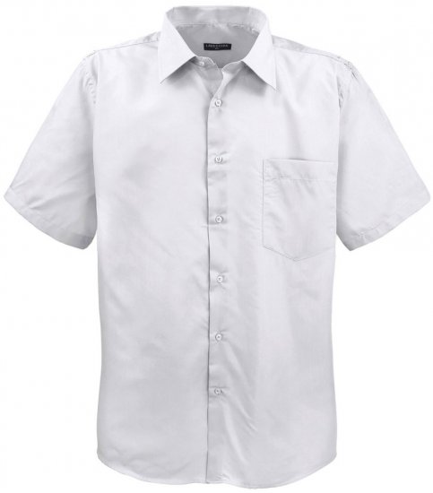 Lavecchia Classic Short Sleeve Shirt White - Ingek - Ingek 2XL-10XL