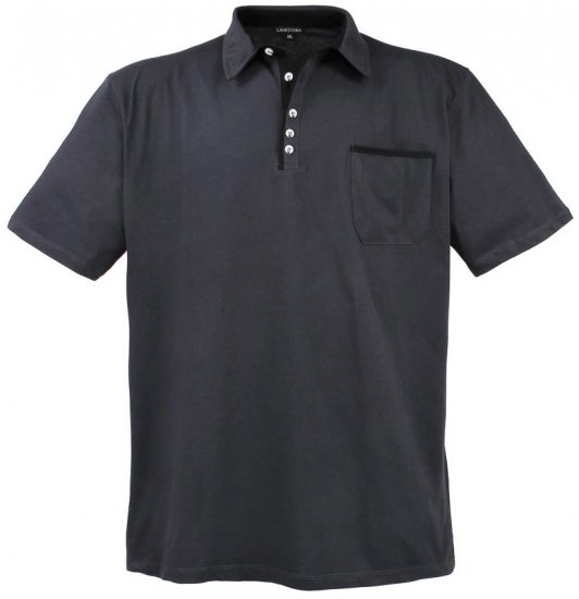 Lavecchia 1701 Jersey Poloshirt Charcoal - Pólóingek - Galléros Pólók 2XL-8XL - Pólóingek 2XL-8XL