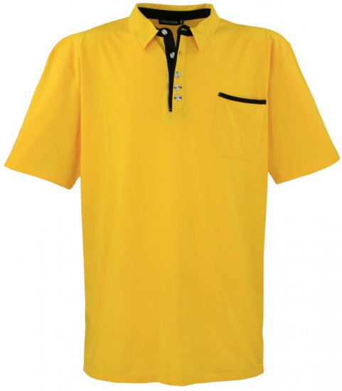 Lavecchia 1701 Jersey Poloshirt Yellow - Pólóingek - Galléros Pólók 2XL-8XL - Pólóingek 2XL-8XL