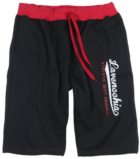 Lavecchia 2017 Sweatshorts Black/Red - Melegítőnadrág & rövidnadrág - Melegítőnadrág & Melegítő Rövidnadrág 2XL-12XL