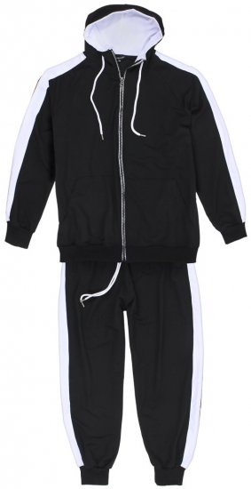 Lavecchia 611 Tracksuit Black - Tréningruhák - Nagyméretű Férfi Tréningruhák
