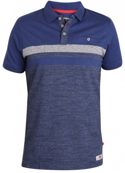 D555 Lawson Polo Navy - Pólóingek - Galléros Pólók 2XL-8XL - Pólóingek 2XL-8XL