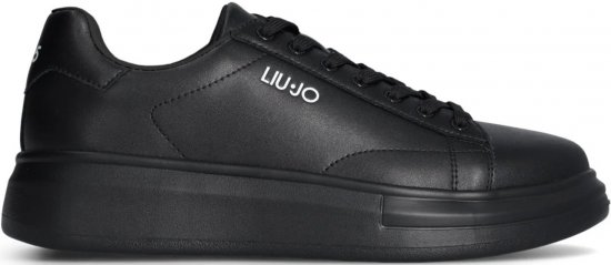 Liu Jo Big 01 Leather Sneakers Black/Black - Férfi cipők 40-52 - 