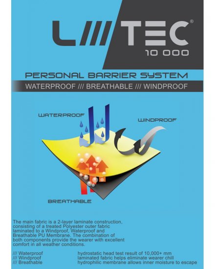 Leo Clovelly Breathable Executive Anorak Hi-Vis Yellow/Navy - Munkaruha - Nagyméretű Munkaruha 3XL-6XL