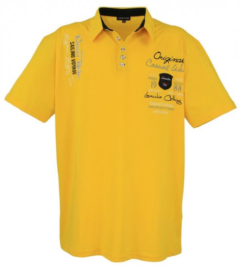 Lavecchia 610 Galléros póló Sárga - Pólóingek - Galléros Pólók 2XL-8XL - Pólóingek 2XL-8XL