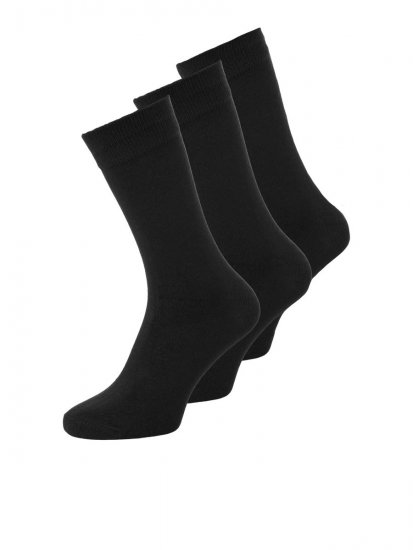 Jack & Jones Basic Bambusz zoknik Fekete 3-pack - Alsónemű & strandruhák - Nagyméretű Alsónemű 2XL-8XL