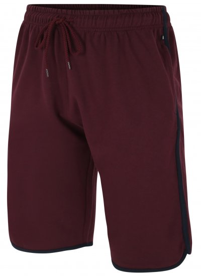 Kam Jeans 3312 Jersey Gym Shorts Burgundy - Melegítőnadrág & rövidnadrág - Melegítőnadrág & Melegítő Rövidnadrág 2XL-12XL