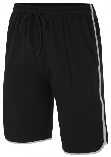 Kam Jeans 3312 Jersey Gym Shorts Black - Melegítőnadrág & rövidnadrág - Melegítőnadrág & Melegítő Rövidnadrág 2XL-12XL
