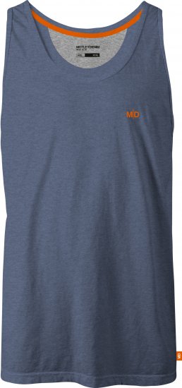 Motley Denim Madrid Tank top Light Indigo - Pólók - Nagyméretű pólók - 2XL-14XL