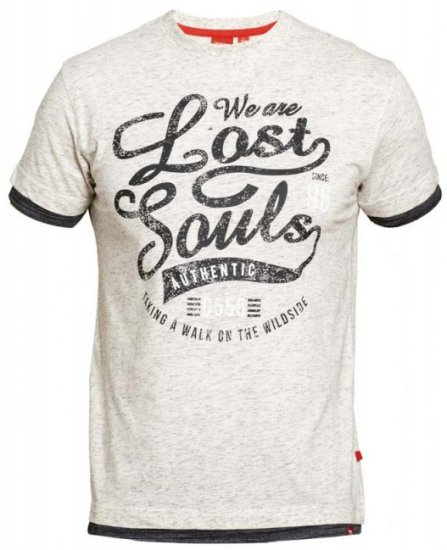 D555 Maiden T-shirt Off White - Pólók - Nagyméretű pólók - 2XL-14XL