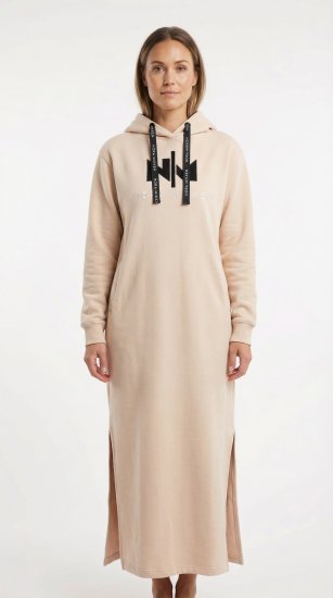 Nora Mikken MARI Maxi Hoodie Dress Light Pink - Pulóverek & kapucnis pulóverek - 