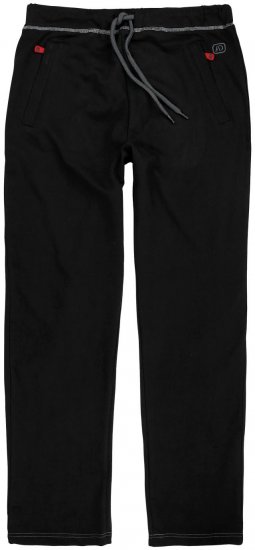 Adamo Markus Sweatpants with draw-cord Black - Melegítőnadrág & rövidnadrág - Melegítőnadrág & Melegítő Rövidnadrág 2XL-12XL