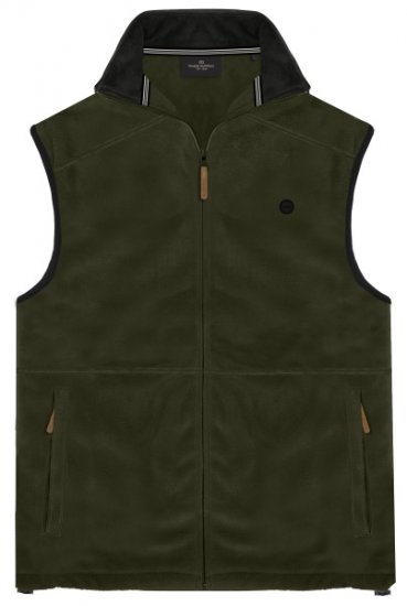 Double Outfitters MFT-7089 Sleeveless Fleece Vest Khaki - Kabátok - Nagyméretű Kabátok - 2XL-8XL