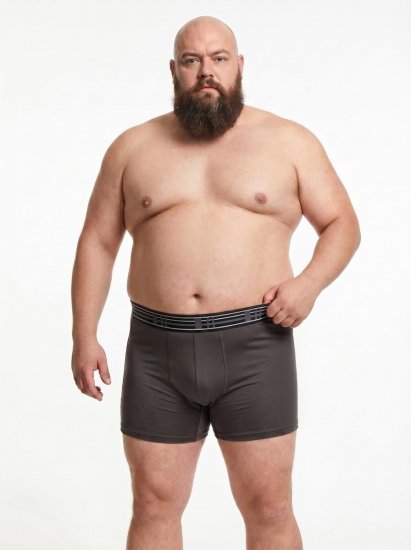 20 Nodi 979 Boxeralsó 3 db-os csomag Bordó/Szürke/Sötétkék - Boxeralsó - Boxeralsó 2XL-12XL