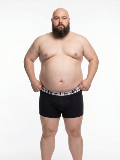 20 Nodi 979 Boxeralsó 3 db-os csomag Bordó/Szürke/Sötétkék - Boxeralsó - Boxeralsó 2XL-12XL