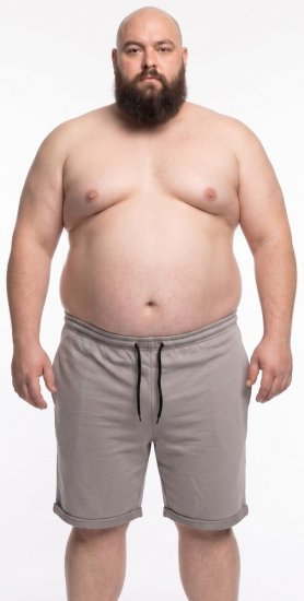 20 Nodi Bora Melegítő rövidnadrág Szürke - Melegítőnadrág & rövidnadrág - Melegítőnadrág & Melegítő Rövidnadrág 2XL-12XL