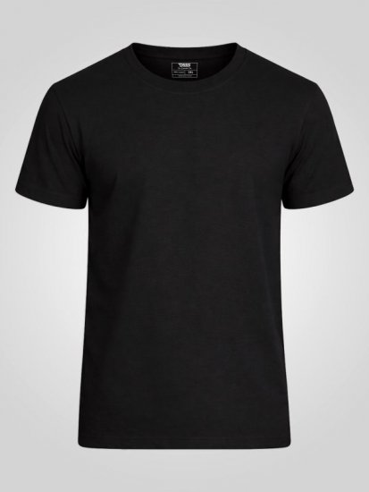 D555 Smartly Póló kerek nyakú Fekete 5 db-os csomag - Pólók - Nagyméretű pólók - 2XL-14XL