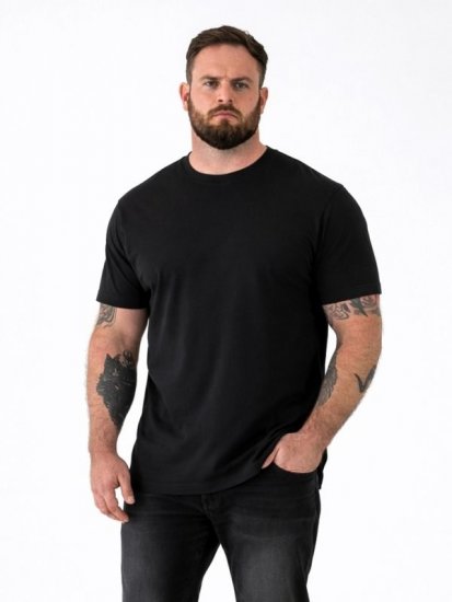 D555 Smartly Póló kerek nyakú Fekete 5 db-os csomag - Pólók - Nagyméretű pólók - 2XL-14XL